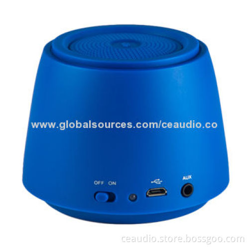 Wireless Bluetooth Speaker with Passive Radiator Bass, Plastic Injection Finishing, Aux-in, Gift Box